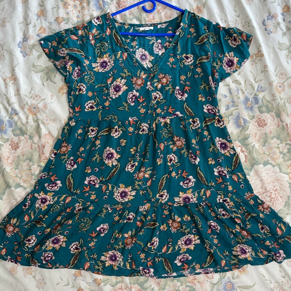 Blue sundress, Maurices XL, lightweight